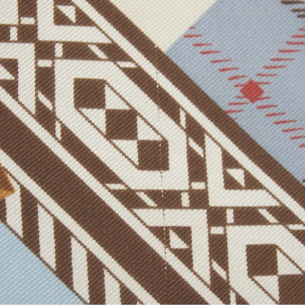 BURBERRYS Chess Motif Pattern Silk Scarf ♟️😍🔥 - Picture 15 of 16